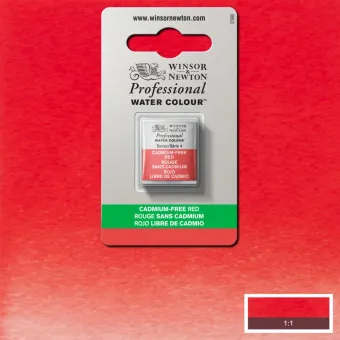 W&N АКВАРЕЛНА БОЯ PROFESSIONAL H/PAN - CADMIUM FREE RED