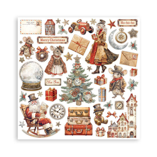 STAMPERIA GEAR UP FOR CHRISTMAS БЛОКЧЕ 20,3/20,3 СМ -SBBS110