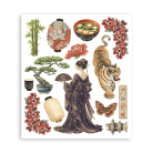STAMPERIA ORIENTAL GARDEN RUB ON SELECTION DFLRBXGX12