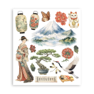 STAMPERIA ORIENTAL GARDEN RUB ON SELECTION DFLRBXGX12