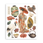 STAMPERIA ORIENTAL GARDEN RUB ON SELECTION DFLRBXGX12