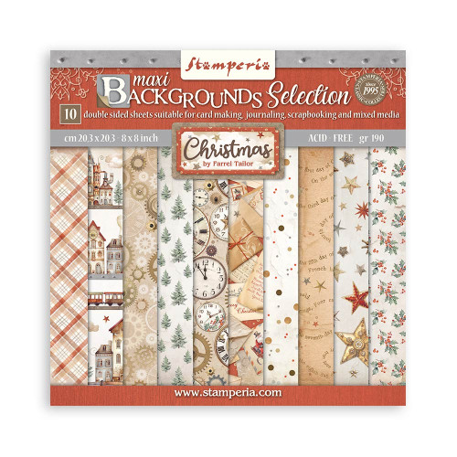 STAMPERIA CHRISTMAS БЛОКЧЕ 20,3/20,3 СМ - SBBS111