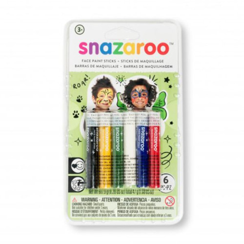 SNAZAROO FACE PAINT SET 6X7.9 G - UNISEX