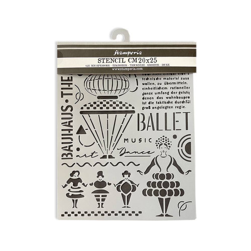 STAMPERIA MEDIA STENCIL - STENCIL 20 X 25 CM - KSTD126