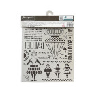STAMPERIA MEDIA STENCIL - STENCIL 20 X 25 CM - KSTD126