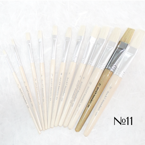 STANDARD BRUSH BRISTLE WITH SHORT HANDLE №11