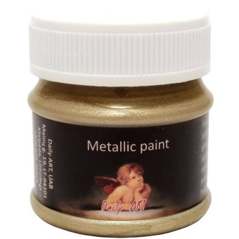 DAILY ART ACRYLIC PAINT METALLIC 50 ML - GOLD