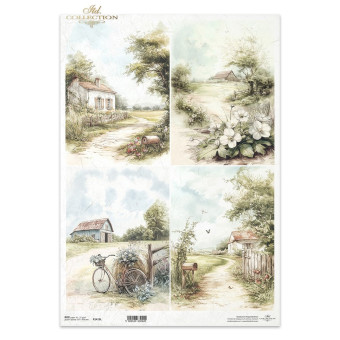 ITD COLLECTION ДЕКУПАЖНА ОРИЗОВА ХАРТИЯ А3 - R1415L