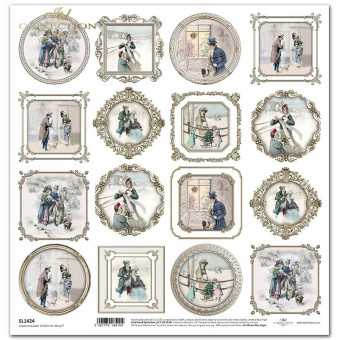 ITD COLLECTION ДИЗАЙНЕРСКИ КАРТОН 31/32 - SL1424