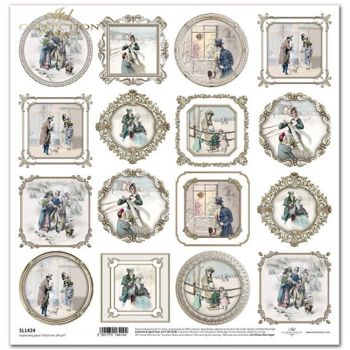 ITD COLLECTION ДИЗАЙНЕРСКИ КАРТОН 31/32 - SL1424