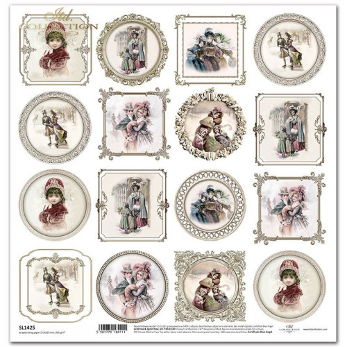 ITD COLLECTION ДИЗАЙНЕРСКИ КАРТОН 31/32 - SL1425