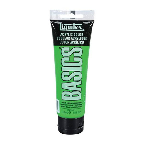LIQUITEX АКРИЛНА БОЯ BASICS 118 МЛ-ЗЕЛЕНА СВЕТЛА 1046312