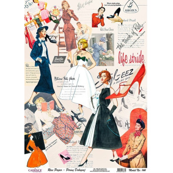 CADENCE DECOUPAGE RICE PAPER A4 - 144