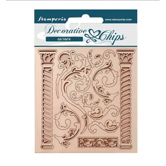 STAMPERIA ELEMENTS FROM CARDSTOCK 14/14CM SCB161