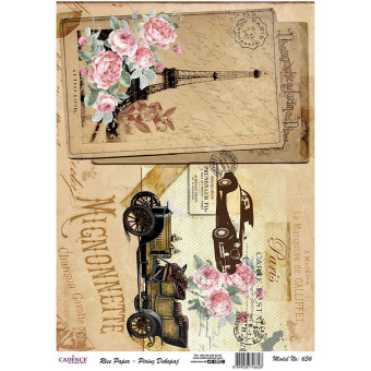 CADENCE DECOUPAGE RICE PAPER A3 - 636
