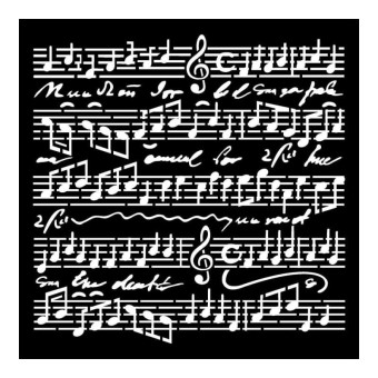 STAMPERIA MEDIA STENCIL - ШАБЛОН 18 Х 18 СМ - KSTDQ17