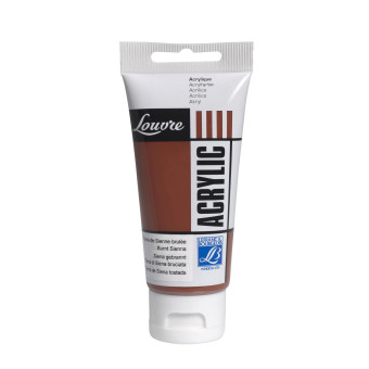L&B ACRYLIC PAINT LOUVRE 200 ML - BURNT SIENNA 481