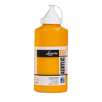 L&B ACRYLIC PAINT LOUVRE 750 ML - SAHARA YELLOW 194