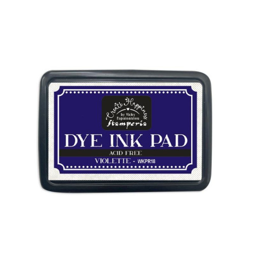 STAMPERIA DYE INK PAD PIGMENT PAD WKPR18 VIOLETTE