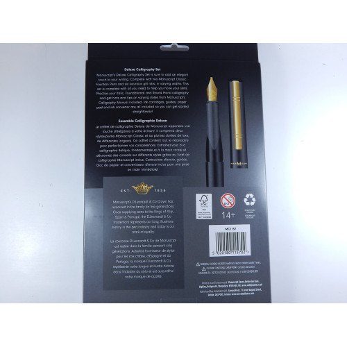 MANUSCRIPT CALLIGRAPHY SET DELUXE 6 PENS MC 1155