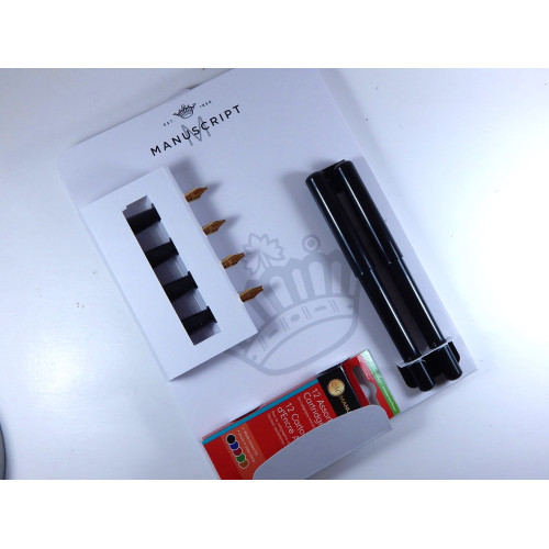 MANUSCRIPT CALLIGRAPHY SET DELUXE 6 PENS MC 1155