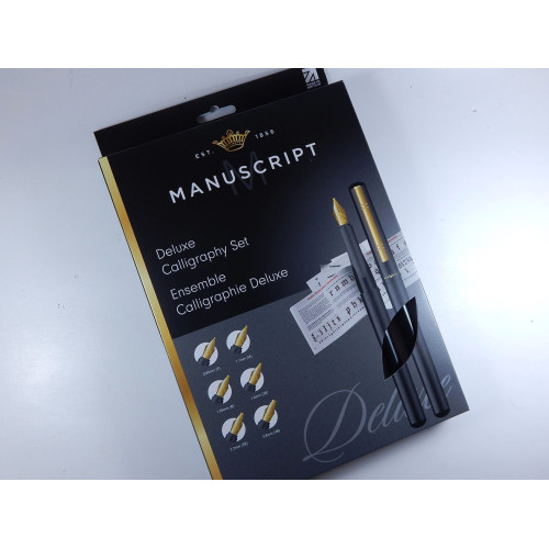 MANUSCRIPT CALLIGRAPHY SET DELUXE 6 PENS MC 1155