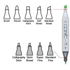 COPIC ACCESSORIES - BRUSH MARKER TIP