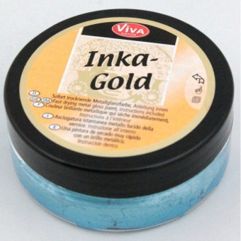 VIVA DECOR INKA GOLD 62.5 G - AQUAMARINE