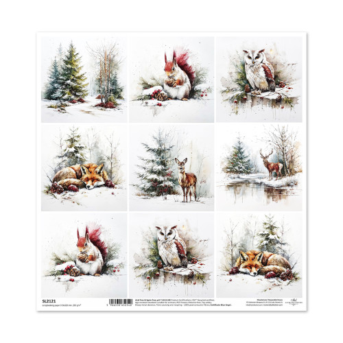 ITD COLLECTION ДИЗАЙНЕРСКИ КАРТОН 31/32 - SL2121