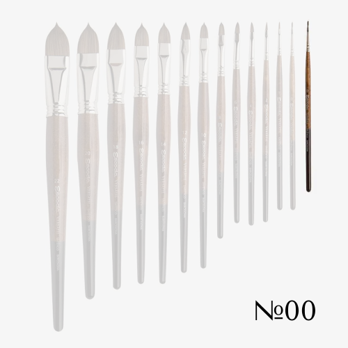 ESCODA ЧЕТКА VERSATIL ТЪМНО КАФЯВА СИНТЕТИКА КРЪГЛА 1540№2/0