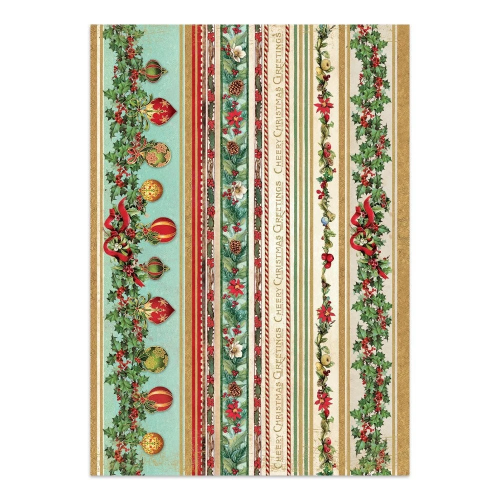 STAMPERIA CLASSIC CHRISTMAS JUNK JOURNAL 8 CARDS 4 STICKERS AND 4 CUTOUTS - SBJK23