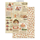 STAMPERIA CLASSIC CHRISTMAS JUNK JOURNAL 8 CARDS 4 STICKERS AND 4 CUTOUTS - SBJK23