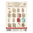 STAMPERIA CLASSIC CHRISTMAS JUNK JOURNAL 8 CARDS 4 STICKERS AND 4 CUTOUTS - SBJK23