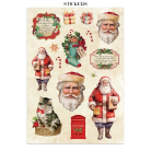 STAMPERIA CLASSIC CHRISTMAS JUNK JOURNAL 8 CARDS 4 STICKERS AND 4 CUTOUTS - SBJK23
