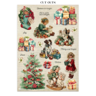 STAMPERIA CLASSIC CHRISTMAS JUNK JOURNAL 8 CARDS 4 STICKERS AND 4 CUTOUTS - SBJK23
