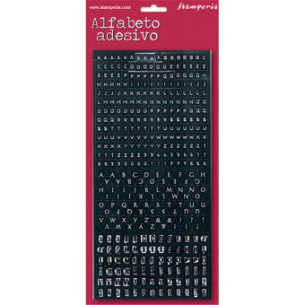 STICKER ALPHABET STAMP 375 PCS - SBA253