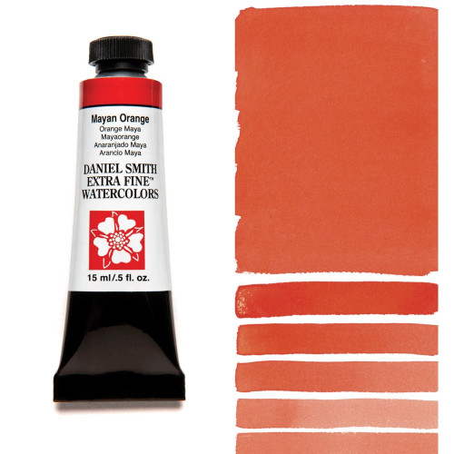 DANIEL SMITH WATERCOLOUR PAINT 15ML - MAYAN ORANGE 284600216
