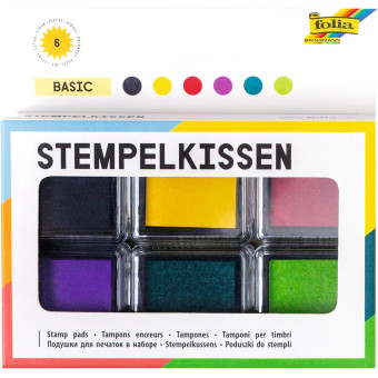 FOLIA PIGMENT TAMPONS 6 COLORS 30180