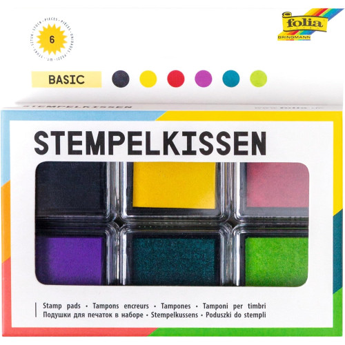 FOLIA PIGMENT TAMPONS 6 COLORS 30180