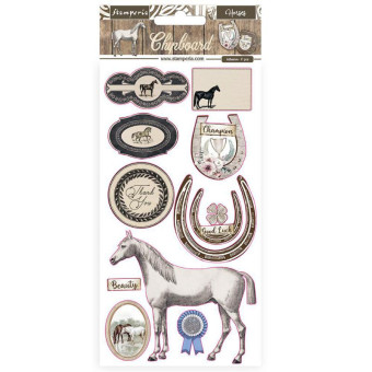 STAMPERIA CARDBOARD FIGURES FOR DECORATION 11 PCS. DFLCB31