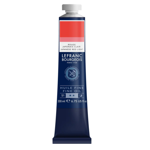 L&B OIL PAINT FINE 200 ML - JAPANESE RED LIGHT 379