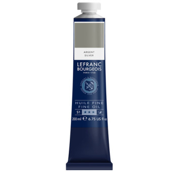 L&B OIL PAINT FINE 200 ML - SILVER 710