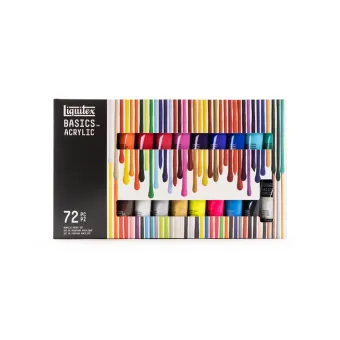 LIQUITEX ACRYLIC PAINT BASICS 72 COLORS X 22 ML - 3699401