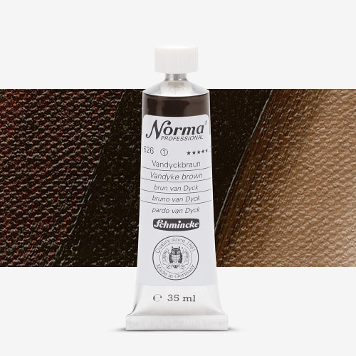 SCHMINCKE OIL PAINT NORMA PROFESSIONAL 35 ML VANDYKE BROWN