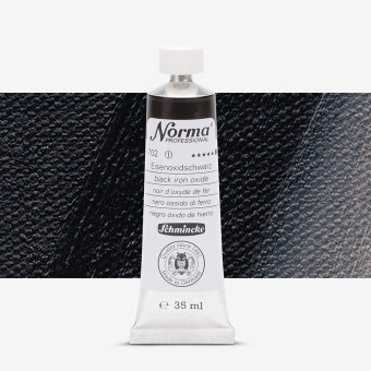 SCHMINCKE OIL PAINT NORMA PROFESSION 35 ML BLACK IRON OXIDE