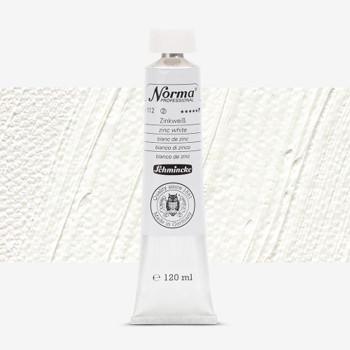 SCHMINCKE OIL PAINT NORMA PROFESSIONAL 120 ML ZINC WHITE