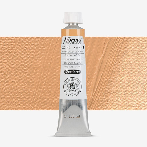 SCHMINCKE OIL PAINT NORMA PROFESSIONAL 120 ML BURNT OCHRE LIGHT