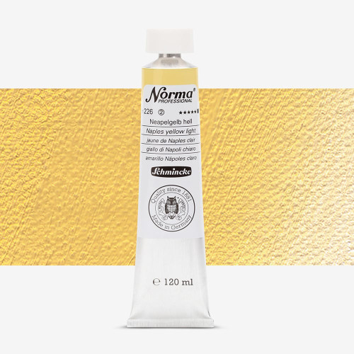 SCHMINCKE OIL PAINT NORMA PROFESSIONAL 120 ML NAPOLI YELLOW LIGHT