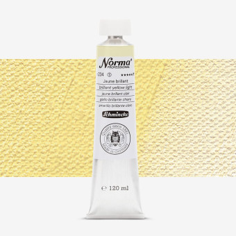 SCHMINCKE OIL PAINT NORMA PROFESSIONAL 120 ML BRIGHT YELLOW LIGHT