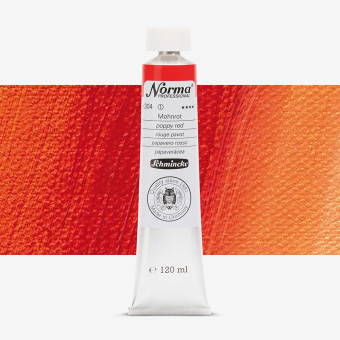 SCHMINCKE OIL PAINT NORMA PROFESSIONAL 120 ML POPPY RED